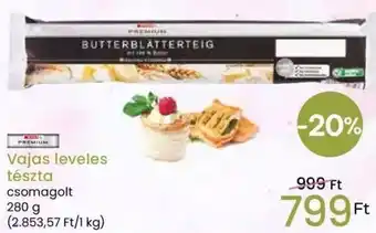 Spar Vajas leveles tészta 280g ajánlat