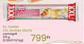 Spar Dr. Oetker XXL leveles tészta 375g ajánlat