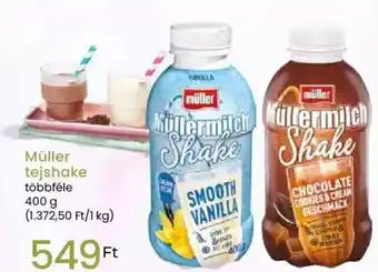 Spar Müller tejshake 400g ajánlat