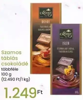 Spar Szamos táblás csokoládé 100g ajánlat