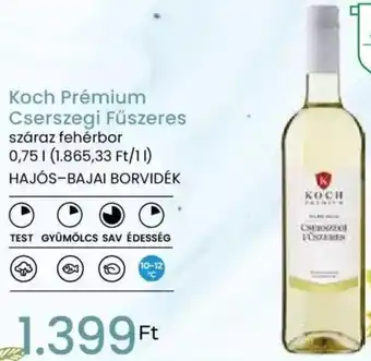 Koch Prémium Cserszegi Fűszeres 0,75l