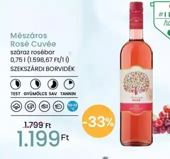 Spar Mészáros Rosé Cuvée 0,75l ajánlat