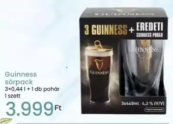 Spar Guinness sörpack 3x0,44l ajánlat