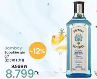 Spar Bombay Sapphire gin 0,7l ajánlat