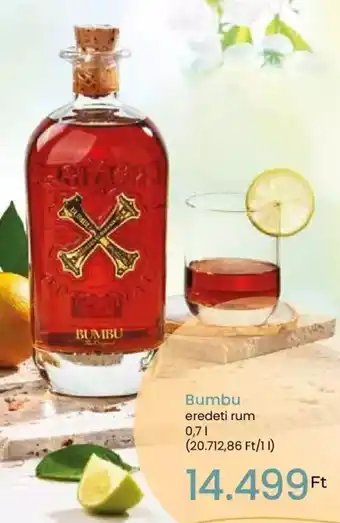 Spar Bumbu eredeti rum 0,7l ajánlat