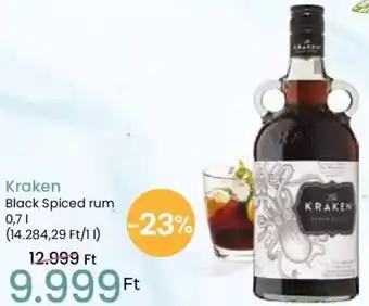 Spar Kraken Black Spiced rum 0,7l ajánlat