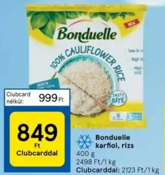 Tesco Bonduelle karfiol, rizs 400g ajánlat