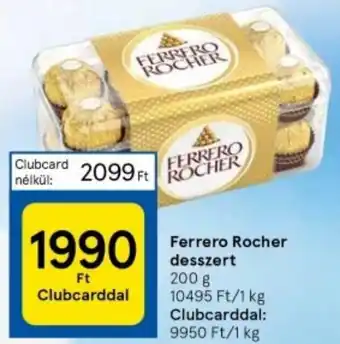 Tesco Ferrero Rocher desszert 200 g ajánlat