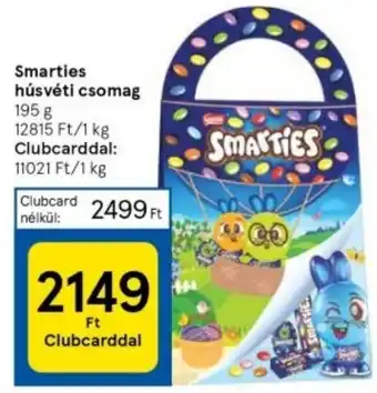 Tesco Smarties húsvéti csomag 195g ajánlat