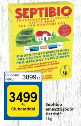 Tesco Septibio emésztőgödör tisztító 1 kg ajánlat