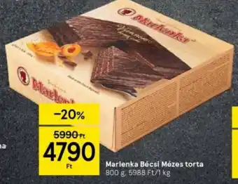 Marlenka Bécsi Mézes torta 800g