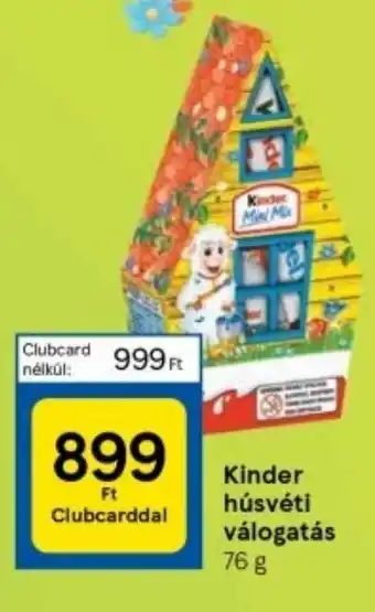 Tesco Kinder húsvéti válogatás 76 g ajánlat
