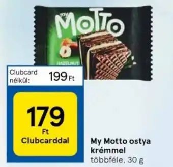 Tesco My Motto ostya krémmel 30g ajánlat