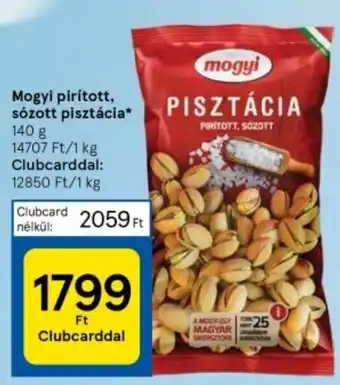 Tesco Mogyi pirított, sózott pisztácia 140g ajánlat