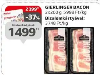 Auchan GIERLINGER BACON 2x200g ajánlat