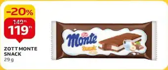 Auchan ZOTT MONTE SNACK 29 g ajánlat