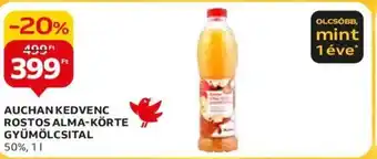 Auchan AUCHAN KEDVENC ROSTOS ALMA-KÖRTE GYÜMÖLCSITAL 1l ajánlat