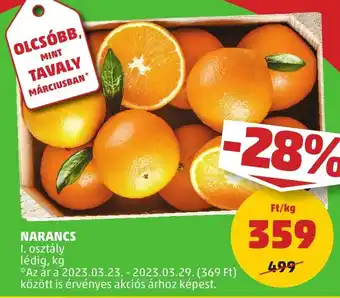 PENNY NARANCS 1kg ajánlat