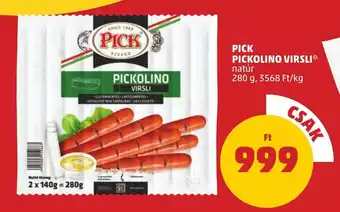 PENNY PICK PICKOLINO VIRSLI 280g ajánlat