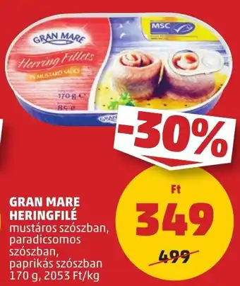 PENNY GRAN MARE HERINGFILÉ 170g ajánlat
