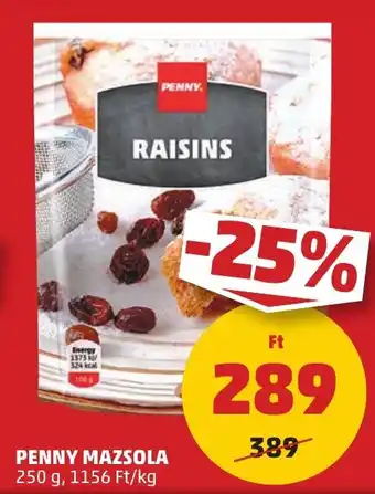 PENNY PENNY MAZSOLA 250g ajánlat