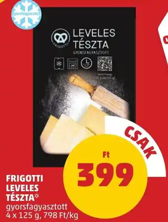 PENNY FRIGOTTI LEVELES TÉSZTA 4x125g ajánlat