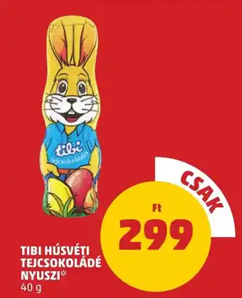 PENNY TIBI HÚSVÉTI TEJCSOKOLÁDÉ NYUSZI 40g ajánlat