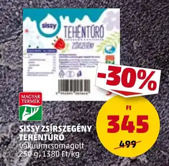 PENNY SISSY ZSÍRSZEGÉNY TEHÉNTÚRÓ 250g ajánlat