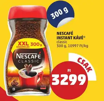 PENNY NESCAFÉ INSTANT KÁVÉ 300g ajánlat