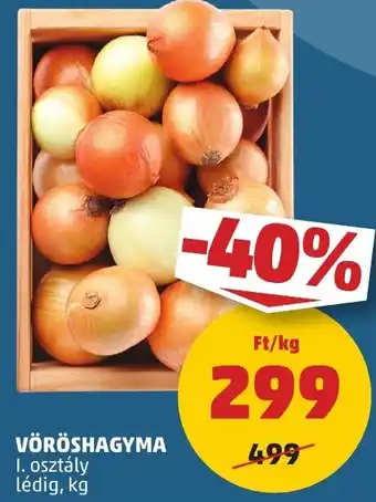 PENNY VÖRÖSHAGYMA 1kg ajánlat