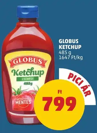 PENNY GLOBUS KETCHUP 485g ajánlat