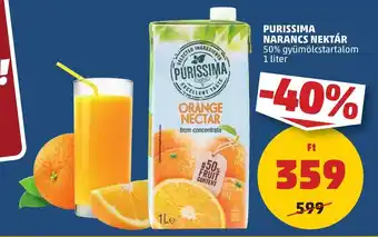 PENNY PURISSIMA NARANCS NEKTÁR 50% 1l ajánlat