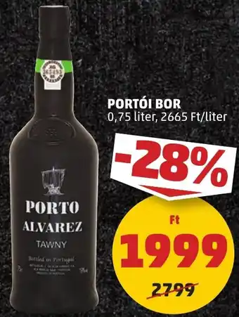 PENNY PORTÓI BOR 0,75l ajánlat