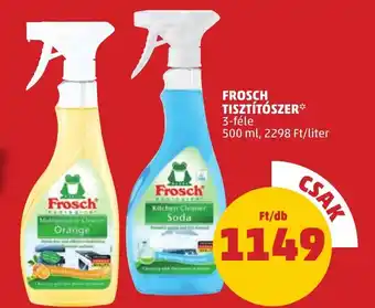FROSCH TISZTÍTÓSZER 500ml