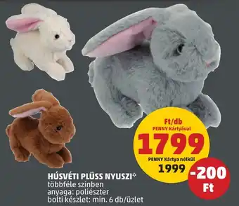 PENNY HÚSVÉTI PLÜSS NYUSZI ajánlat