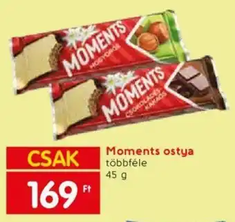Spar Moments ostya 45g ajánlat