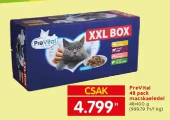 Spar PreVital 48 pack macskaeledel 48x100g ajánlat