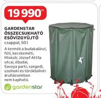 Auchan GARDENSTAR ÖSSZECSUKHATÓ ESŐVÍZGYŰJTŐ 50l ajánlat