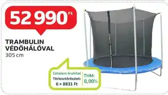 Auchan TRAMBULIN VÉDŐHÁLÓVAL ajánlat