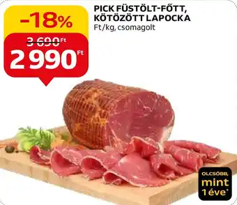 Auchan PICK FÜSTÖLT-FŐTT, KÖTÖZÖTT LAPOCKA ajánlat