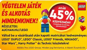 Auchan VÉGTELEN JÁTÉK ÉS ALKOTÁS MINDENKINEK ajánlat