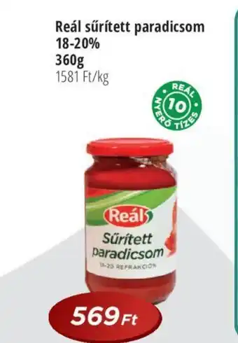Reál sűrített paradicsom 360g