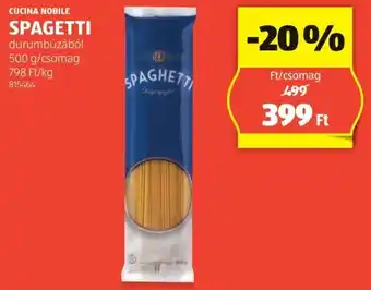 ALDI CUCINA NOBILE SPAGETTI 500g ajánlat