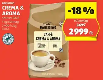 ALDI BARISSIMO CREMA & AROMA 1kg ajánlat