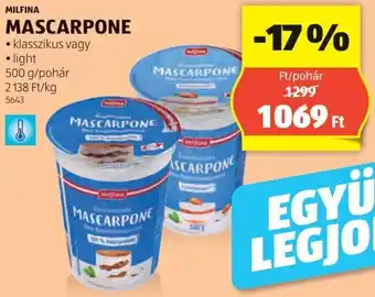 MILFINA MASCARPONE 500g
