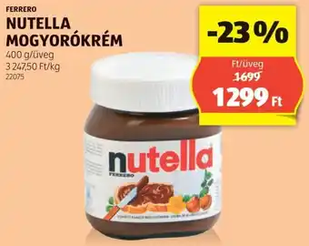 ALDI FERRERO NUTELLA MOGYORÓKRÉM 400g ajánlat