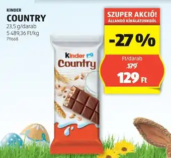 ALDI KINDER COUNTRY 23,5g ajánlat
