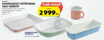 ALDI CROFTON ZOMÁNCOZOTT SÜTŐFORMA VAGY KIÖNTŐ ajánlat