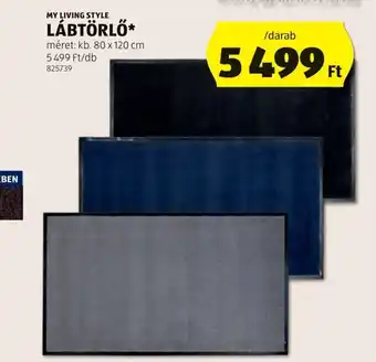 ALDI MY LIVING STYLE LÁBTÖRLŐ ajánlat