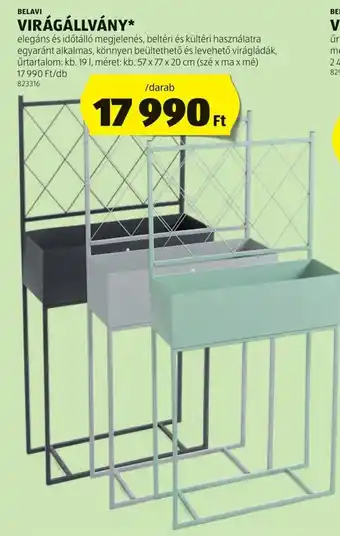 ALDI BELAVI VIRÁGÁLLVÁNY ajánlat